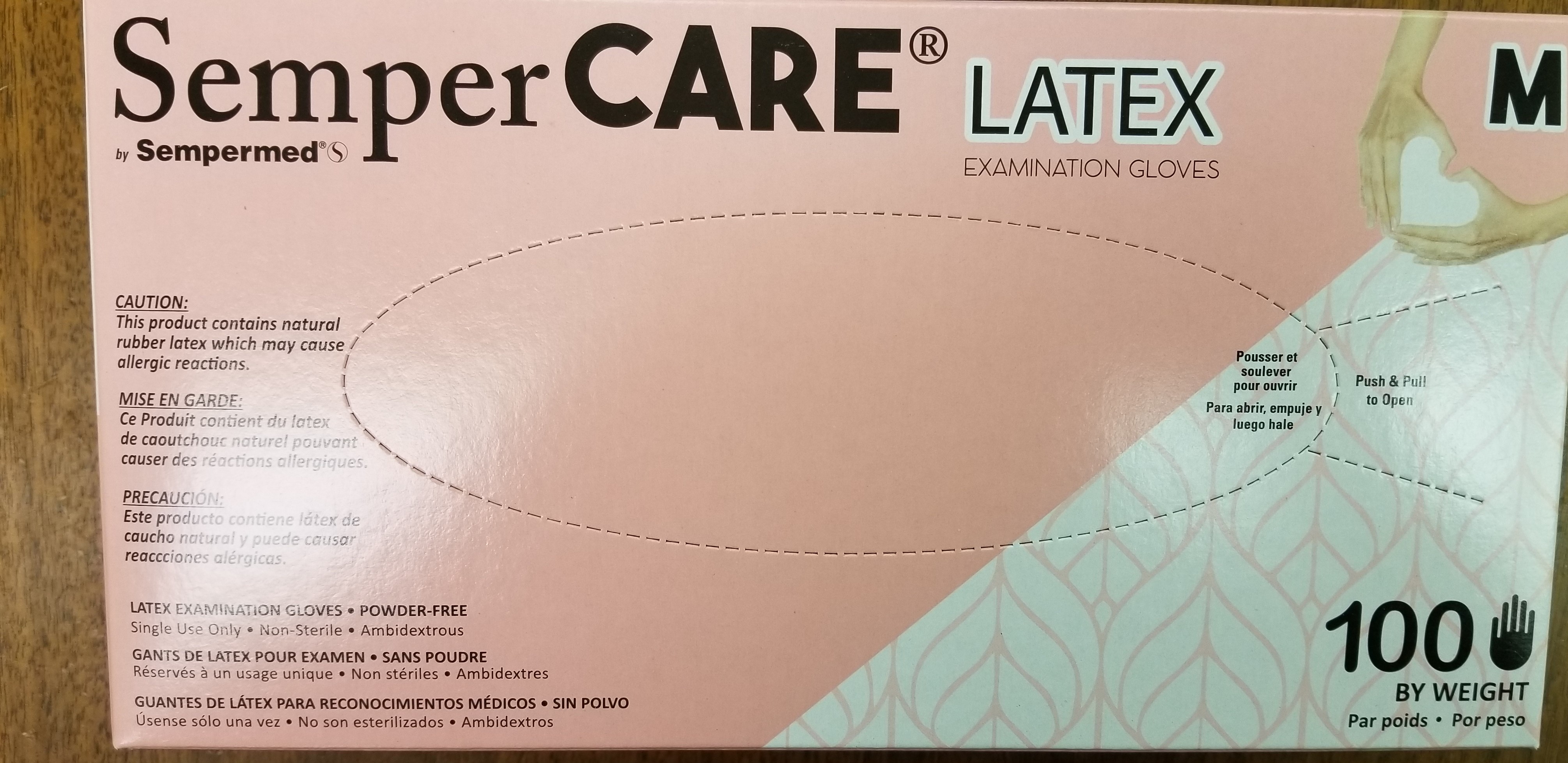 SEMPERCARE LATEX EXAM GLOVE