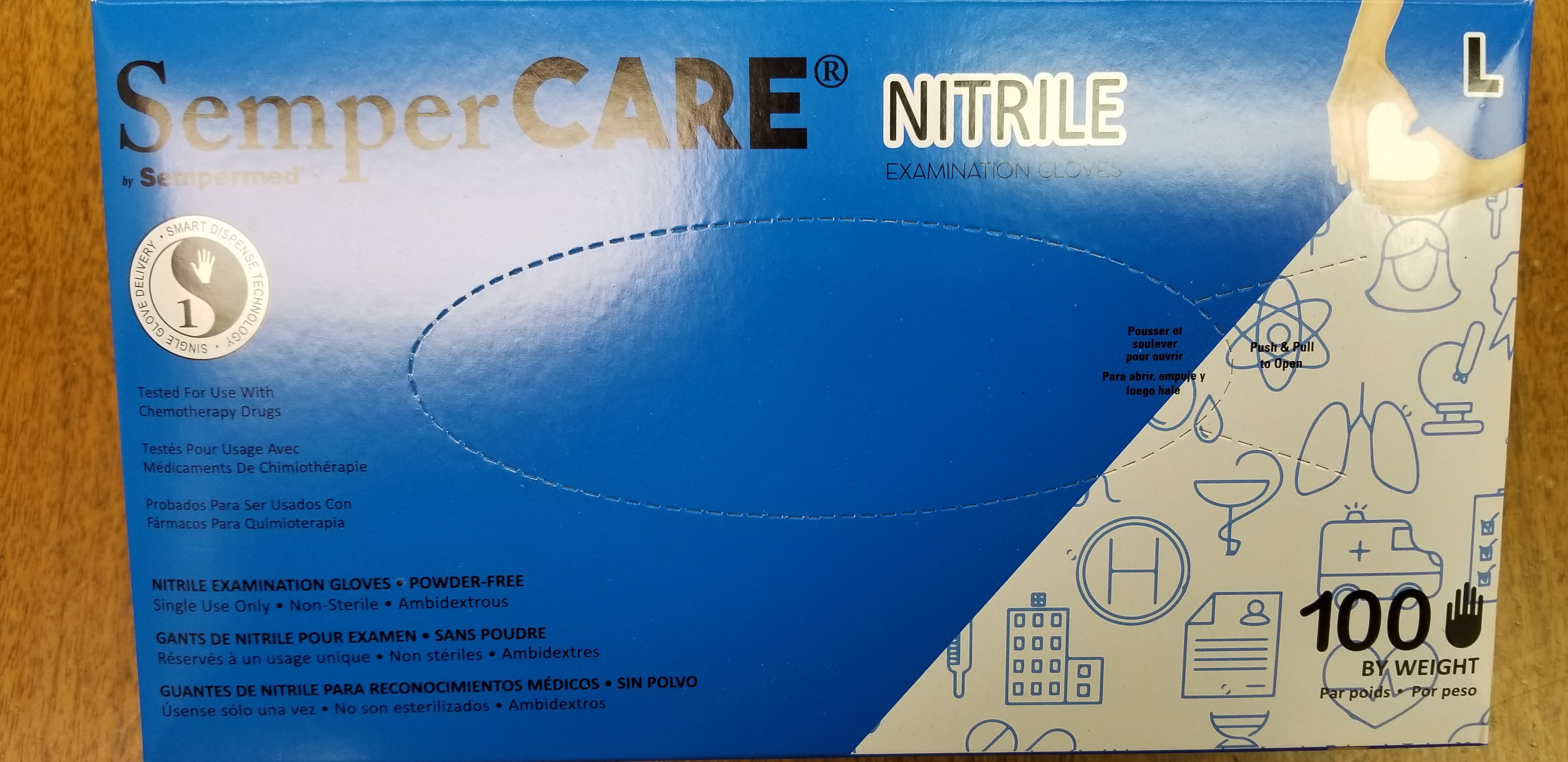 SEMPERCARE NITRILE EXAM GLOVES