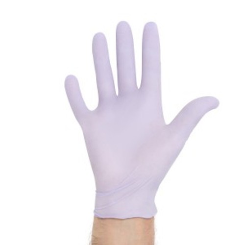 LAVENDER NITRILE EXAM GLOVES BY OM HALYARD HEALTH