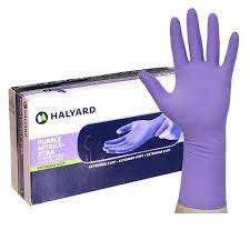 Purple X-TRA (12") Nitrile Gloves by Halyard Health