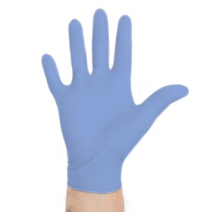 Aqua Soft Nitrile Exam Glove By OM Halyard
